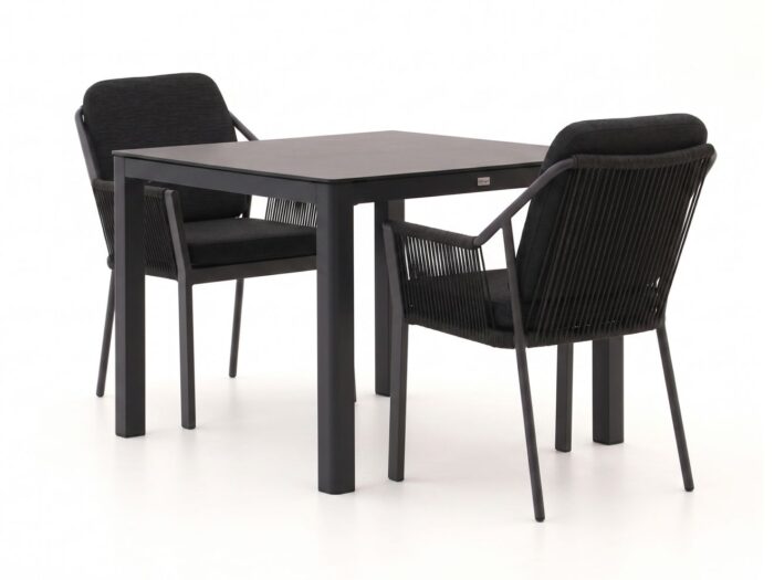 Tierra Outdoor Liv/La Fonte 90cm dining tuinset 3-delig stapelbaar Laagste prijsgarantie!