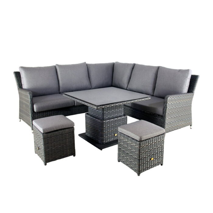 Oosterik home Loungeset Ridgecrest Midnight Grey – grijs