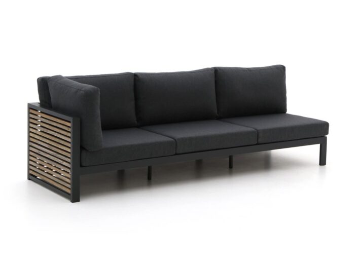 Bellagio tuinmeubelen Bellagio Cadora lounge tuinbank 3-zits rechterarm 246cm Laagste prijsgarantie! – Grijs
