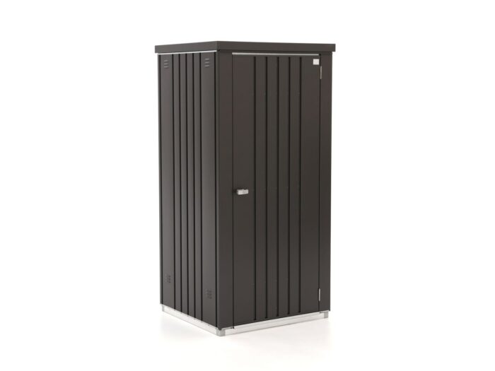 Biohort Tuinkast 93x83x182,5cm (incl. bodemplaat en frame) Laagste prijsgarantie! – Grijs