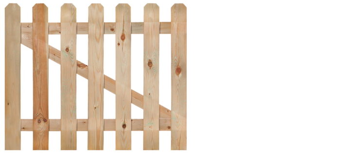 Tuindeco Tuinhekdeur recht 60 cm – hout