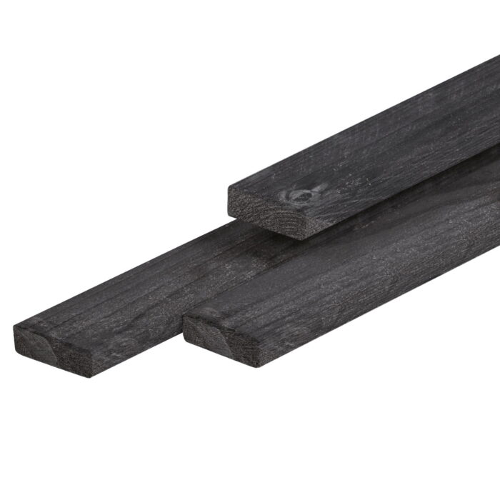 Tuindeco Regel douglas zwart geimpregneerd 2,1×4,5×300 cm