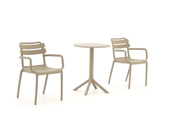Forza Furniture Forza Vico/Rieti ø60cm balkonset 3-delig Laagste prijsgarantie!