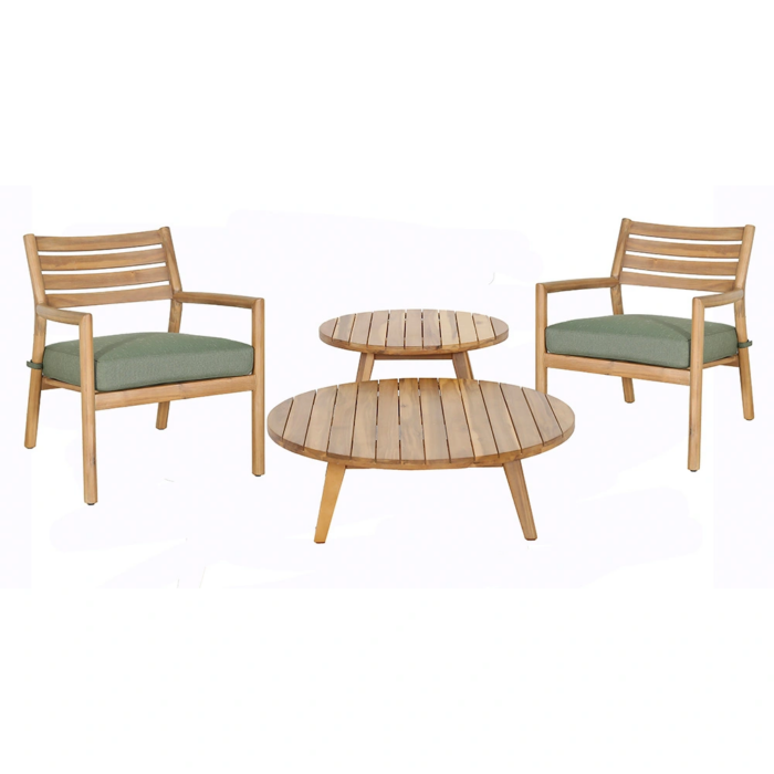 Buitengewoon de boet Dienten Loungeset 4dlg – bruin