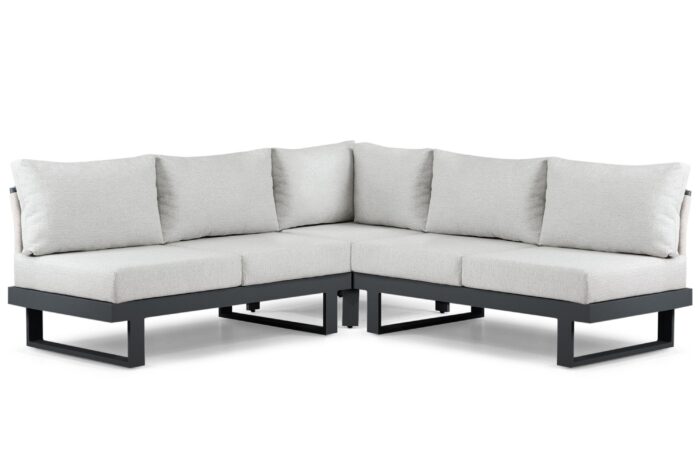 Lifestyle Garden Furniture Lorenzo hoek loungeset 3-delig – Grijs-antraciet