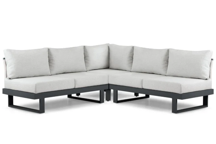 Lifestyle Garden Furniture Lorenzo hoek loungeset 3-delig - Grijs-antraciet