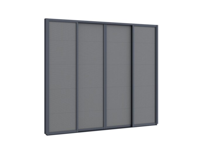 Kees Smit Collectie Zonwerende schuifdeuren 300x235cm t.b.v. Cedrino Pergola Laagste prijsgarantie! – Grijs