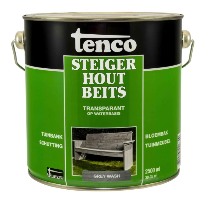Tenco Steigerhoutbeits grey wash 2,5l verf/beits - grijs