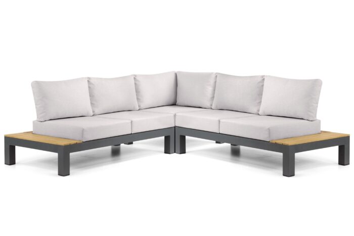 Lifestyle Garden Furniture Vittoria hoek loungeset 3-delig – Grijs-antraciet