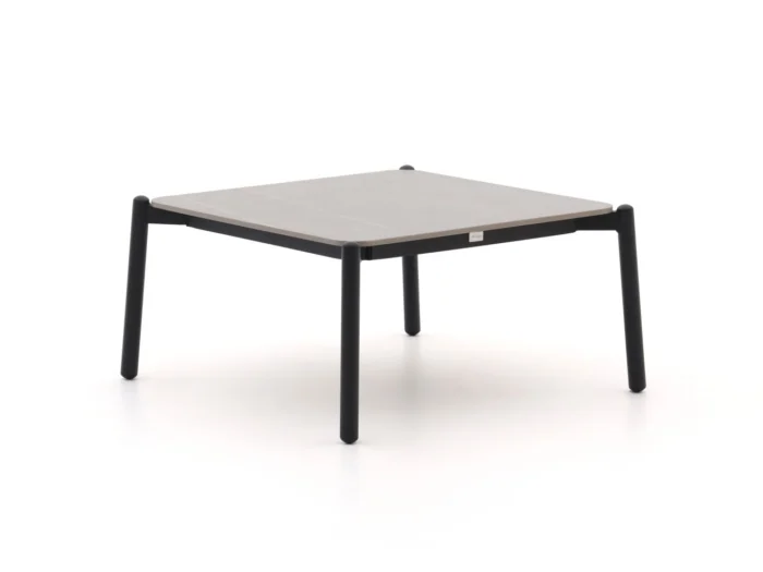 Bellagio tuinmeubelen Cupello lounge tuintafel 77x77x40cm - Grijs