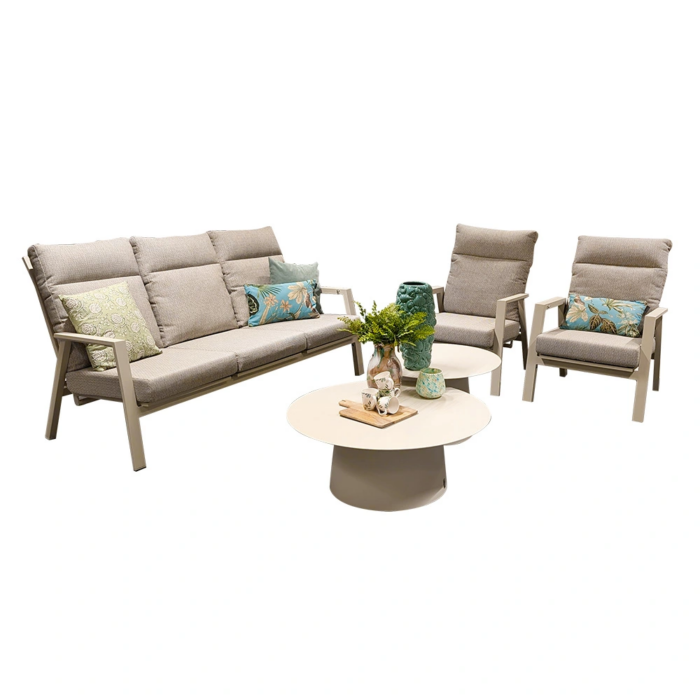 Buitengewoon de boet Scanno Sofa Loungeset Latte – beige