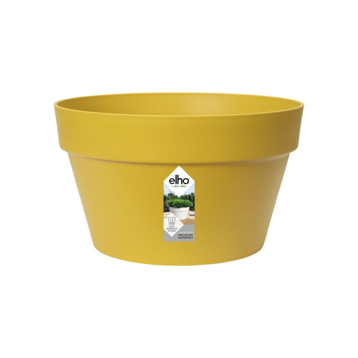 Elho Loft bowl 35 ochre bloempot – geel