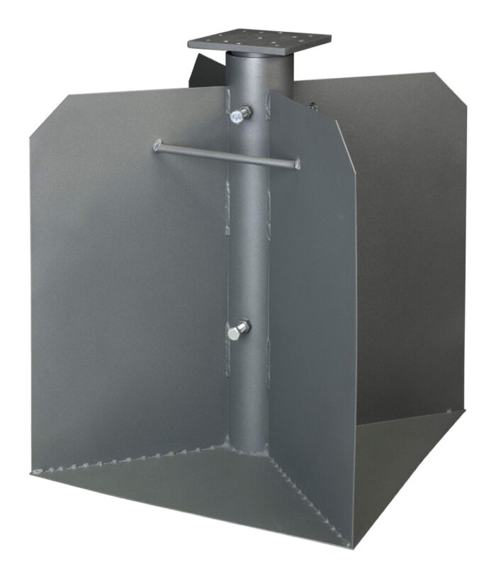 Platinum Ingraaf zweefparasolvoet XL base verankering Platinum, enkel geschikt voor zweefparasols Icon van – grijs