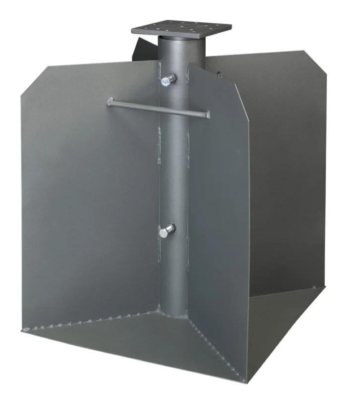 Platinum Ingraaf zweefparasolvoet XL base verankering Platinum, enkel geschikt voor zweefparasols Icon van - grijs