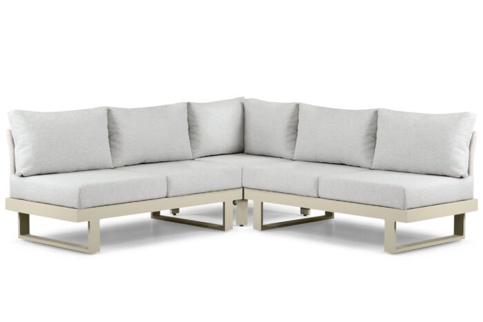Lifestyle Garden Furniture Lorenzo hoek loungeset 3-delig – Taupe-naturel-bruin