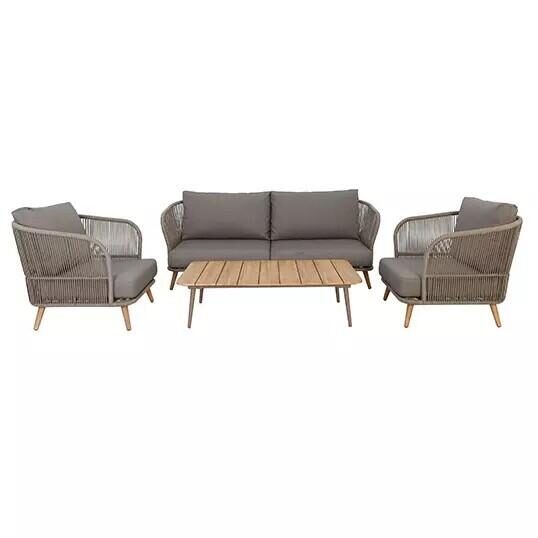 Buitengewoon de boet Avigliano Sofa Loungeset – bruin