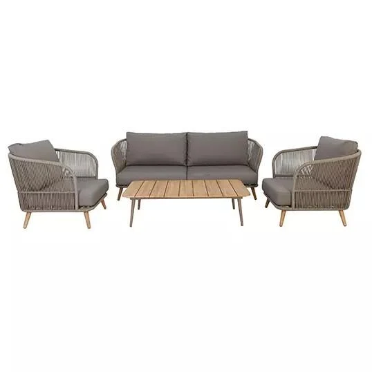 Buitengewoon de boet Avigliano Sofa Loungeset - bruin