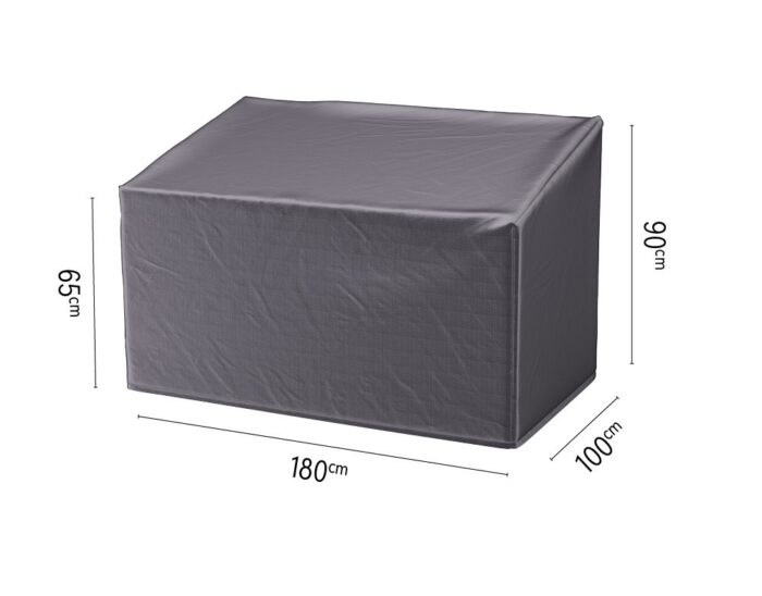 Aerocover Lounge bench cover HB 180x100xH65/90 cm antraciet