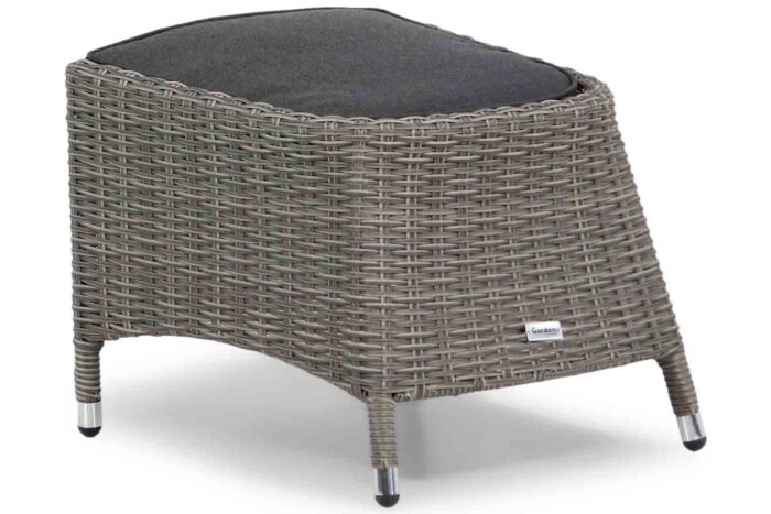 Garden Collections Lincoln voetenbank – Grijs-antraciet
