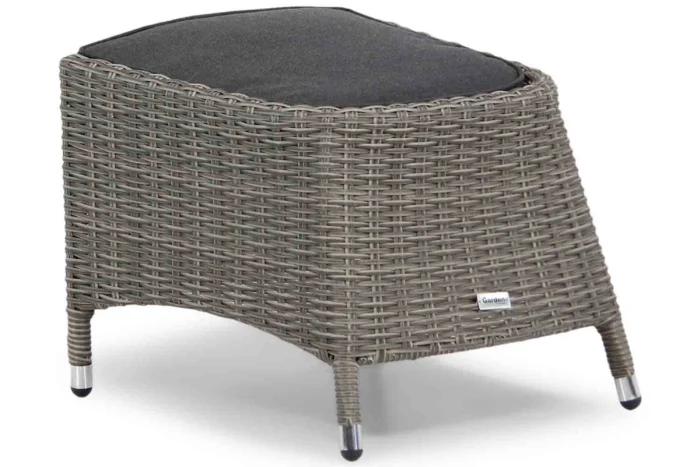 Garden Collections Lincoln voetenbank - Grijs-antraciet