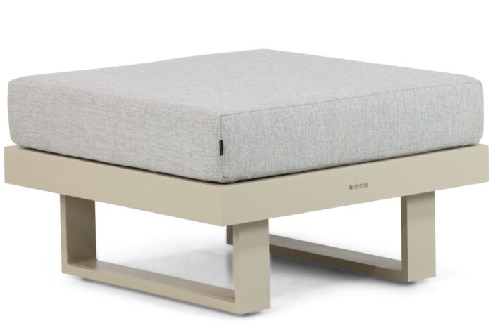 Lifestyle Garden Furniture Lorenzo lounge voetenbank – Taupe-naturel-bruin