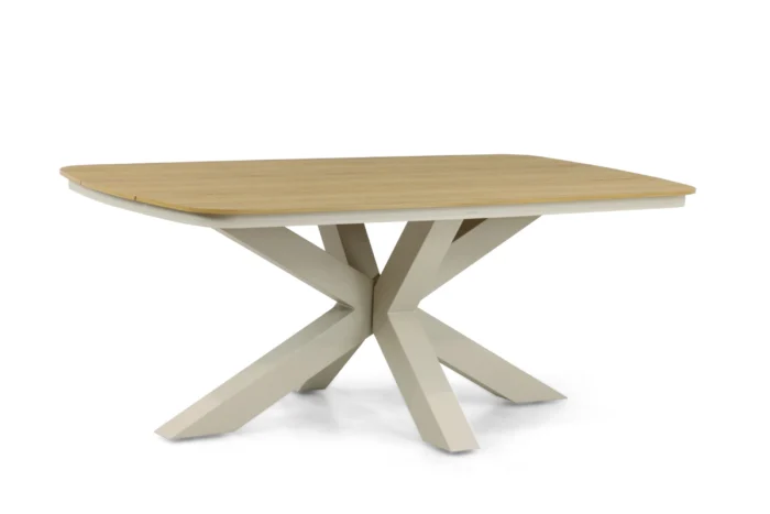 Lifestyle Garden Furniture Camila dining tuintafel 180 x 100 cm - Taupe-naturel-bruin