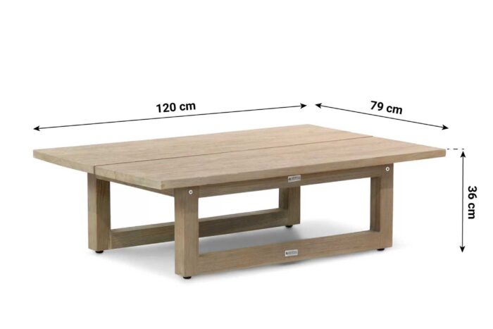 Lifestyle Garden Furniture Manchester loungetafel – Old teak greywash