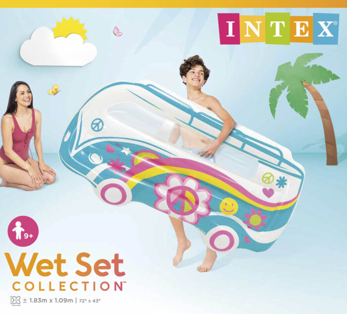 Intex Buikschuifbaan groovy van float