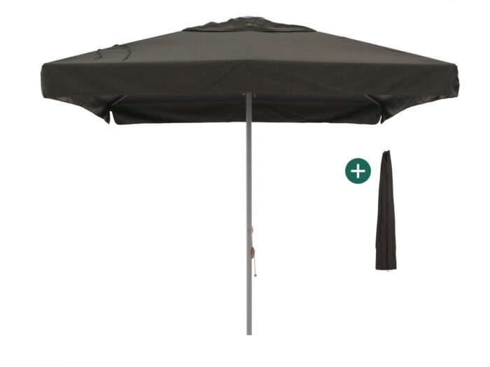 Shadowline Bonaire parasol 400x300cm Laagste prijsgarantie! – Zwart