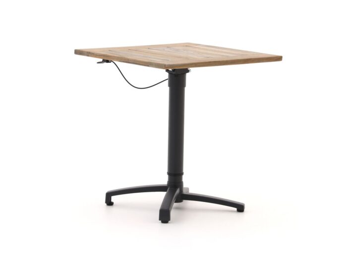 Bellagio tuinmeubelen Canzo klaptafel 70x70x75/110cm verstelbaar – Bruin