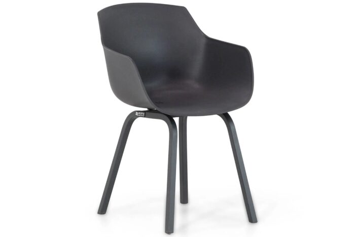 Lifestyle Garden Furniture Salina dining tuinstoel antraciet – Grijs-antraciet