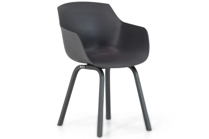 Lifestyle Garden Furniture Salina dining tuinstoel antraciet - Grijs-antraciet
