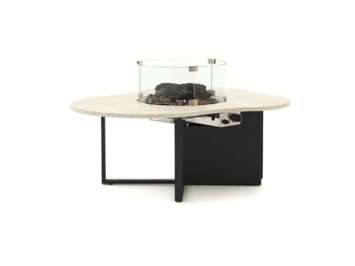 Cosiloft Novi lounge vuurtafel 125x102x50cm - Grijs