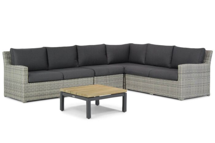 Garden Collections Giardino/Riviera hoek loungeset 5-delig – Grijs-antraciet