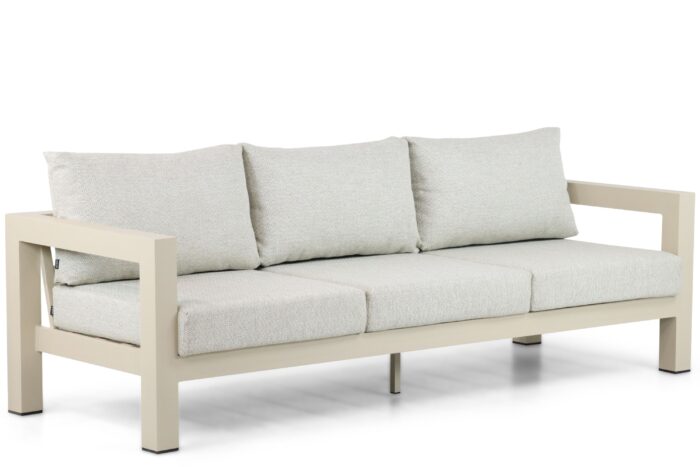 Lifestyle Garden Furniture Luca lounge tuinbank 3-zits – Taupe-naturel-bruin