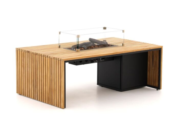 Cosibridge lounge vuurtafel 140x80x50m Laagste prijsgarantie! – Bruin