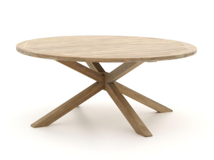 ROUGH Furniture ROUGH-Y dining tuintafel ø 180cm (h:75cm) Laagste prijsgarantie! – Bruin