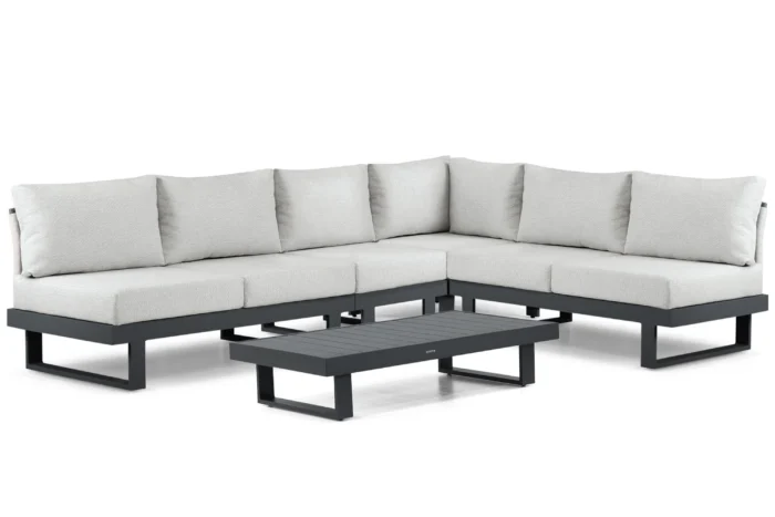 Lifestyle Garden Furniture Lorenzo hoek loungeset 5-delig - Grijs-antraciet