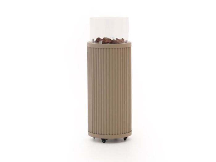 Cosipillar Curved gaslantaarn ø40cm (h:112cm) Laagste prijsgarantie! – Taupe