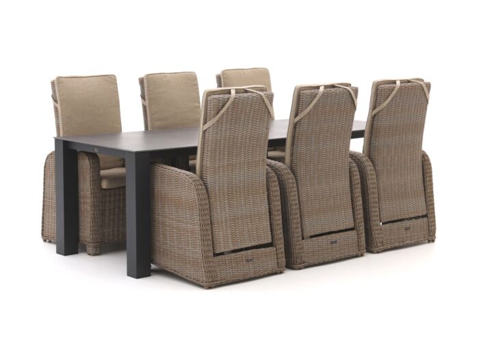 Intenso Furniture Umbria/Lagundo 230cm dining tuinset 7-delig verstelbaar – Taupe