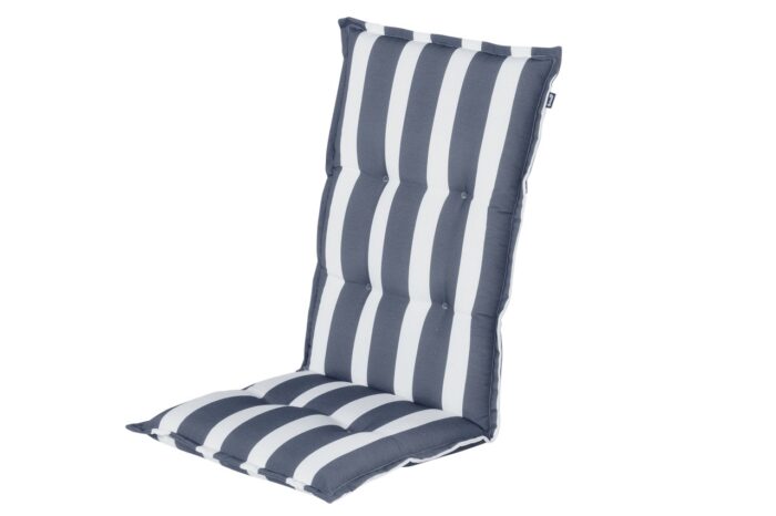 Hartman Roma Graphite Blue Hoge Rug kussen 123x50x8 cm – blauw