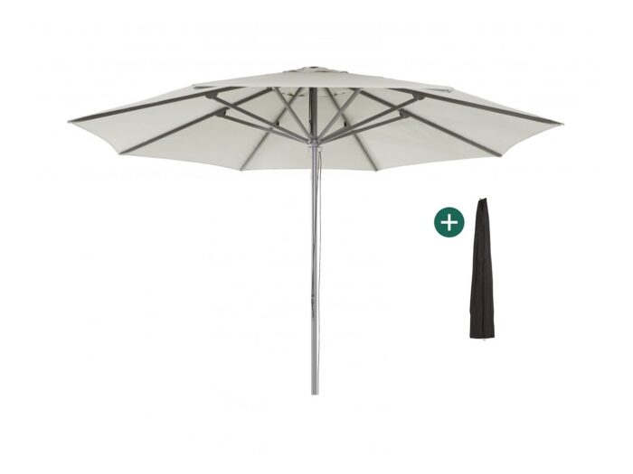 Shadowline Cuba parasol ø 400cm Laagste prijsgarantie! – Grijs