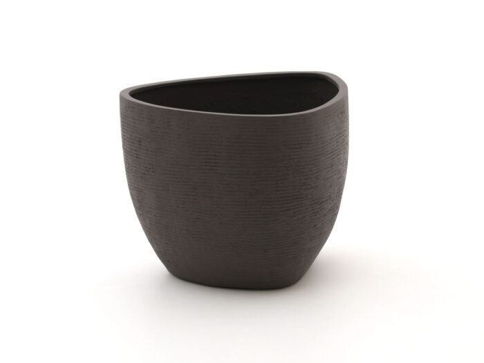 Luca Lifestyle Ruvido Organic bloempot L ø67cm (h:50cm) Laagste prijsgarantie! – Taupe