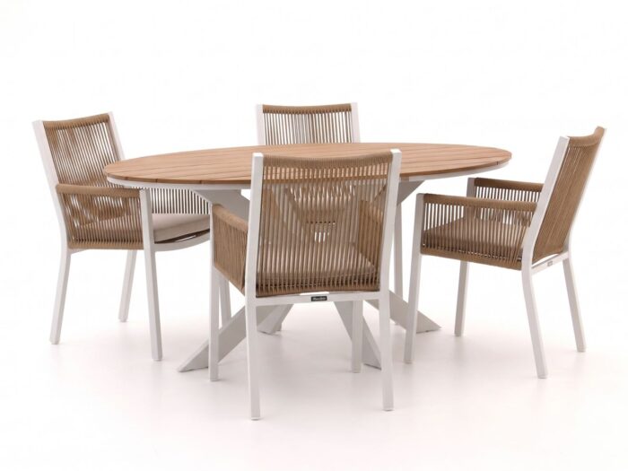 Manifesto Furniture Rivola/Fidenza 180cm ovaal dining tuinset 7-delig