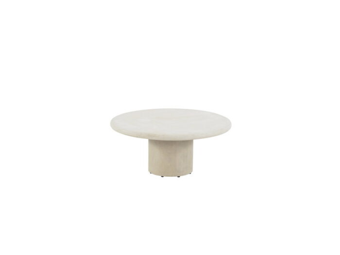 4so Hampton coffee tafel zand rond mortex dia. 80 cm
