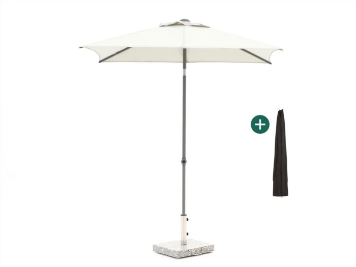 Shadowline Push-up parasol 210x150cm – Wit