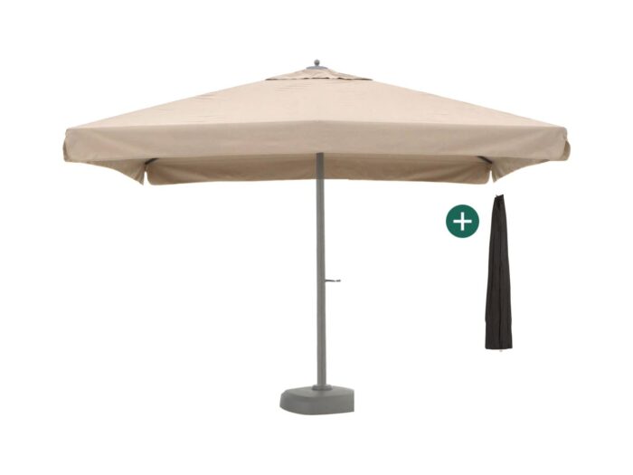 Shadowline Java parasol 400x400cm Laagste prijsgarantie! – Taupe