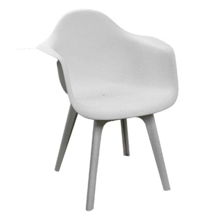 Own Simon dining tuinstoel White – bruin