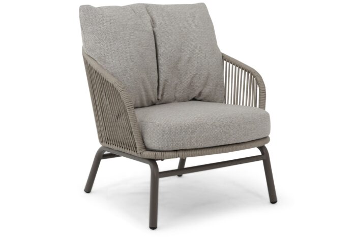 Coco Livo lounge tuinstoel – Taupe-naturel-bruin