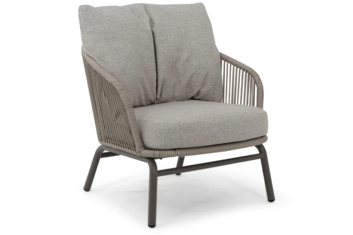 Coco Livo lounge tuinstoel - Taupe-naturel-bruin